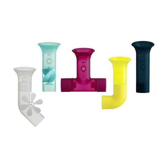 Pipes 5 Piece Building Bath Toy Set by Boon
