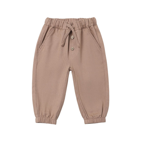 Giovani Pant - Almond by Quincy Mae