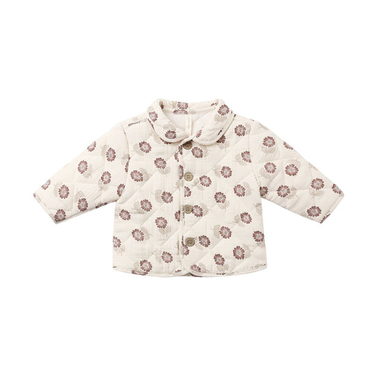 Quilted Jacket - Fall Floral by Quincy Mae