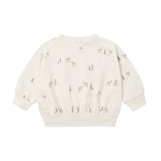 Relaxed Sweatshirt - Deer by Quincy Mae