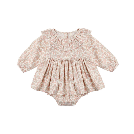Thalia Romper - Pink Blossom by Quincy Mae