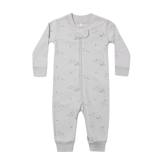 Zip Long Sleeve Sleeper - Squirrel by Quincy Mae