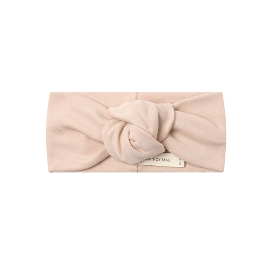 Knotted Headband - Dusty Rose by Quincy Mae