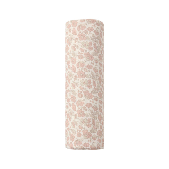 Woven Swaddle - Pink Blossom by Quincy Mae