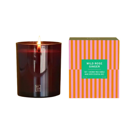Wild Rose + Ginger Candle | 12 oz. by Botanica