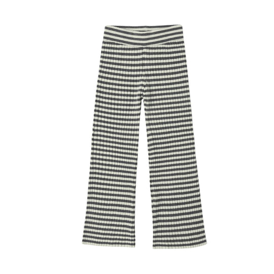 Flare Rib Knit Pant - Midnight Stripe by Rylee + Cru
