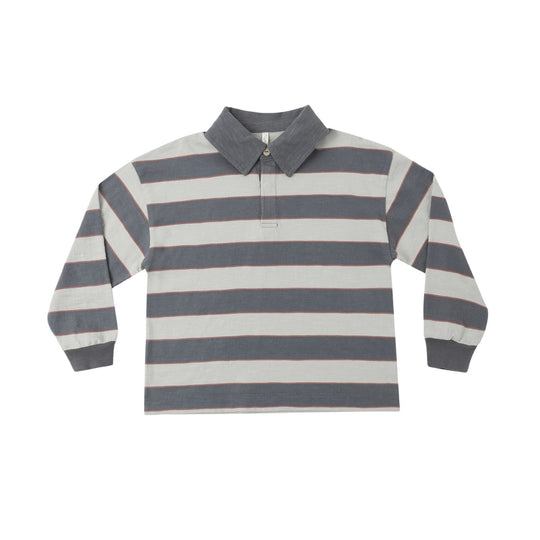 Rugby Polo - Sage Stripe by Rylee + Cru