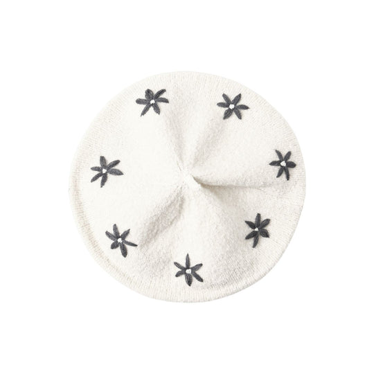 Tulip Beret - Midnight Daisies by Rylee + Cru