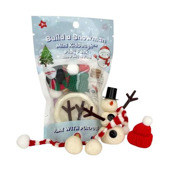 Build A Snowman Mini Play Pack by Earth Grown KidDoughs