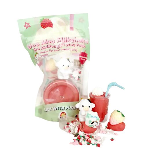 Moo Moo Milkshake Mini Play Pack by Earth Grown KidDoughs