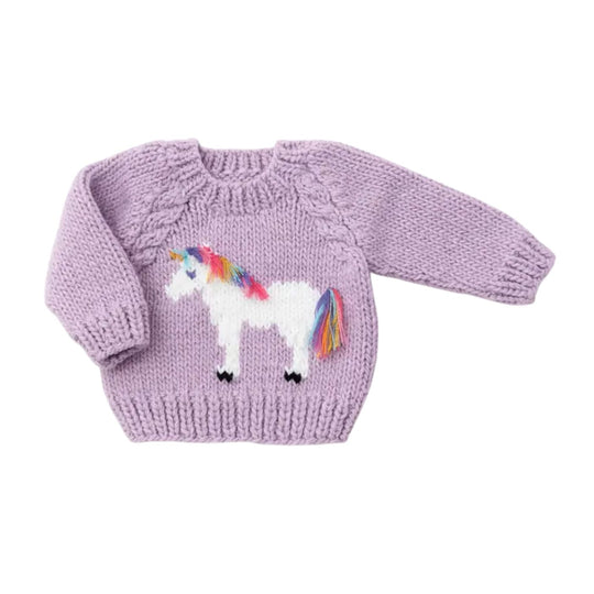 Unicorn Sweater by Huggalugs
