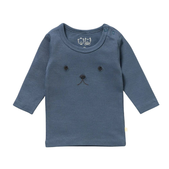 Twilight Blue Organic Rib Top by Wilson & Frenchy
