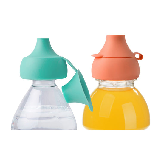 Snug Sip Universal Water and Juice Bottle Topper - 2 Pack by Boon