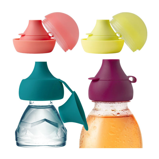 Snug Sip Universal Water and Juice Bottle Topper - 4 Pack by Boon