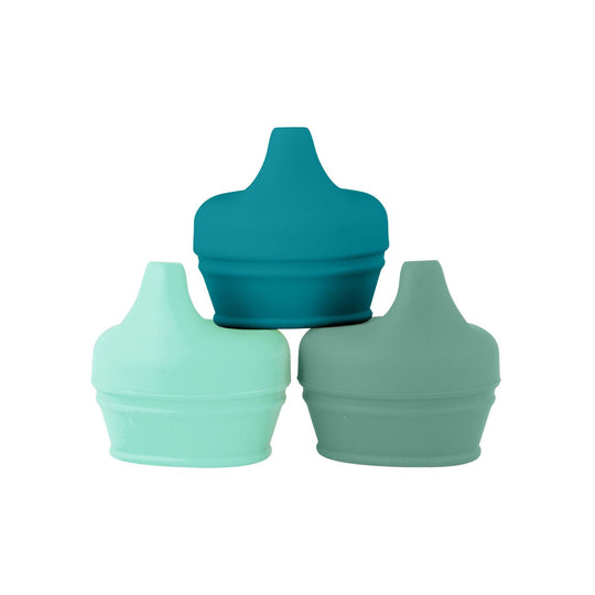 Snug Spout Universal Silicone Sippy Lids 3pk by Boon