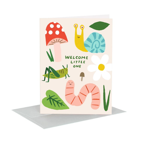 Welcome Little One Greeting Card by Idlewild Co.