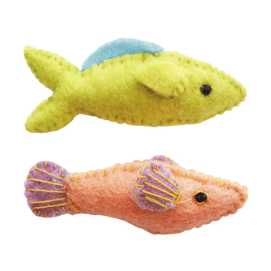 Go Fish Catnip Cat Toy Duo by Awoo