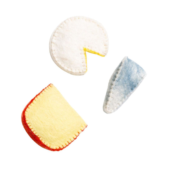 Purr-Cuterie Cheese Catnip Cat Toy Trio by Awoo