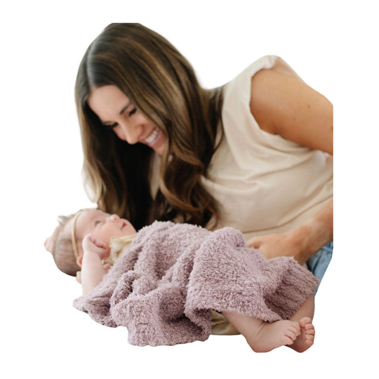 Bamboni Mini Blanket - Woodrose by Saranoni