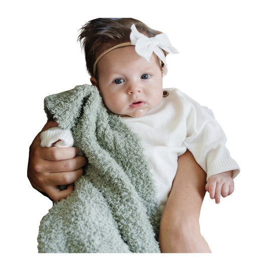 Bamboni Mini Blanket - Sage by Saranoni
