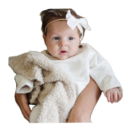 Bamboni Mini Blanket - Buttermilk by Saranoni