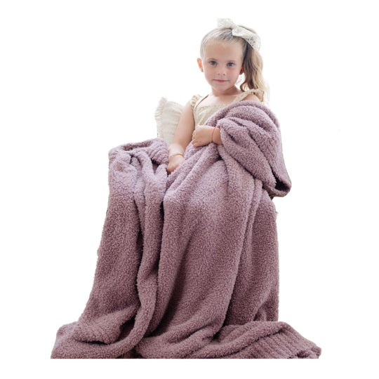 Bamboni Toddler Blanket - Woodrose by Saranoni