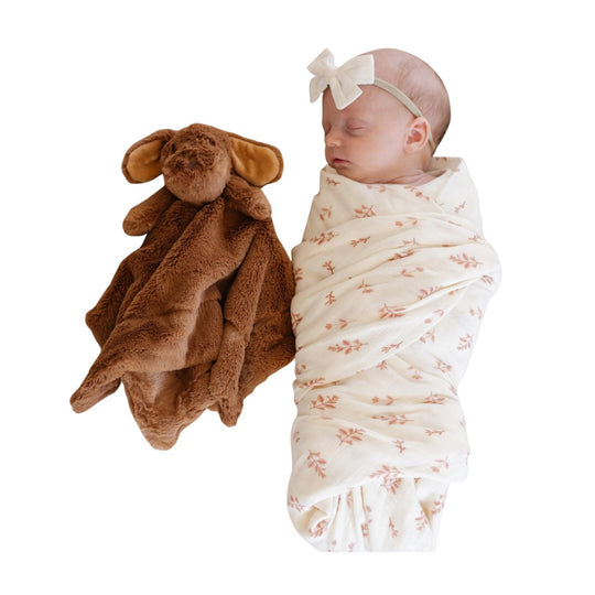 Stuffed Animal Lovey Blanket - Puppy by Saranoni