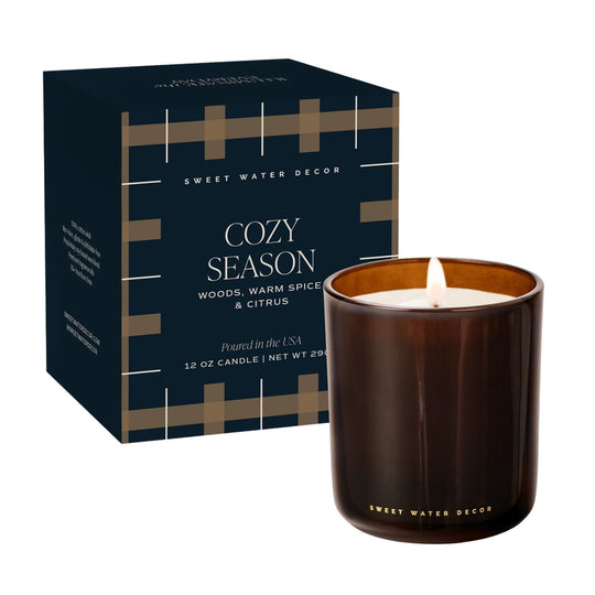 12oz Boxed Soy Candle - Cozy Season by Sweet Water Decor