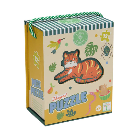 Jungle Shaped Jigsaw - 12 Pieces by Floss & Rock