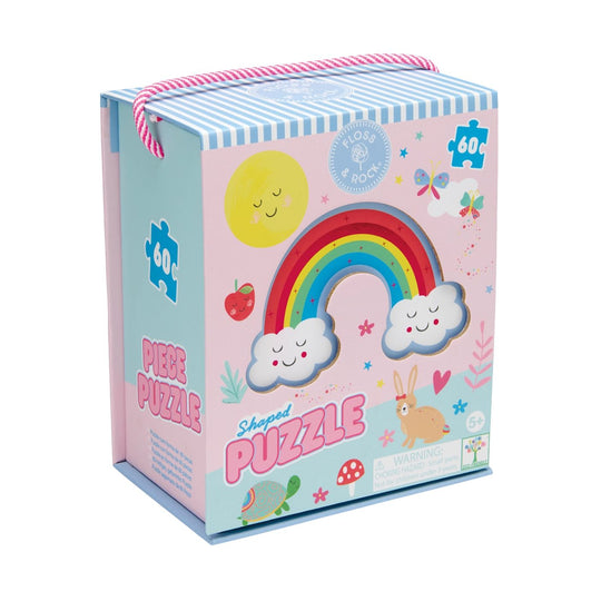 Rainbow Fairy Shaped Jigsaw - 60 Pieces by Floss & Rock