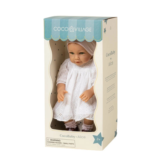 CocoBaby Alice 18" Baby Play Doll by Coco Village