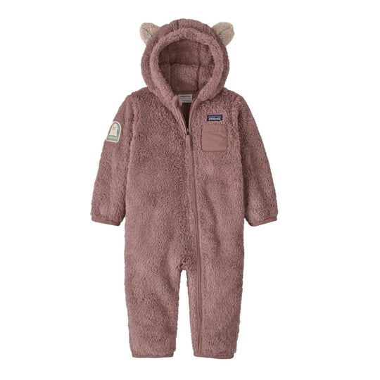 Baby Furry Friends Bunting - Curious Seal Patch: Moonrise Taupe by Patagonia