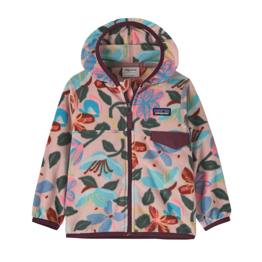 Baby Micro D Snap-T Jacket - Hopes and Blooms: Fuzzy Mauve by Patagonia