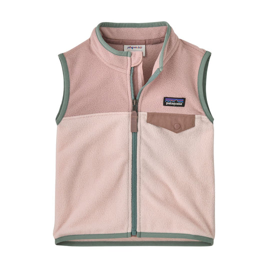 Baby Micro D Snap-T Vest - Pink Frost by Patagonia