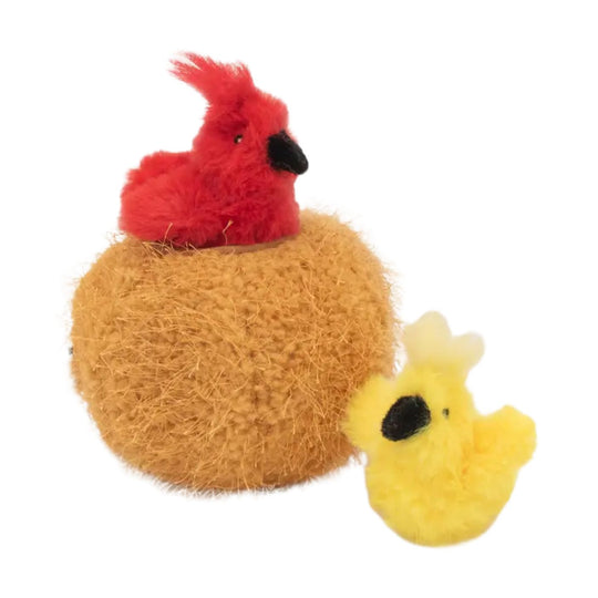 Zippyclaws Burrow  Birds in Nest Cat Toy by ZippyPaws
