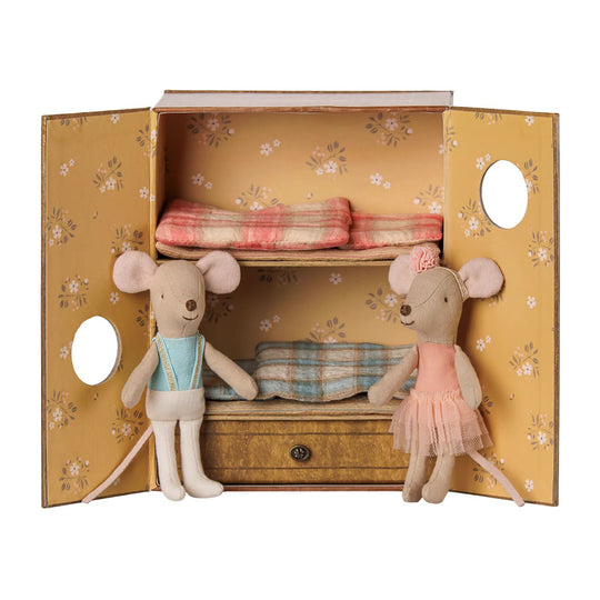 Ballet Mice in Dance Studio, Little Brother and Little Sister by Maileg