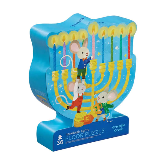 36-Piece Floor Puzzle - Hanukkah Lights by Crocodile Creek