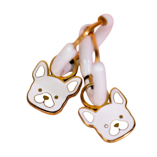 White Dog Charms by Pierced