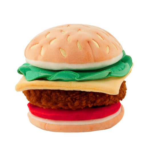 Cheeseburger Interactive Snuffle Dog Toy by The Foggy Dog