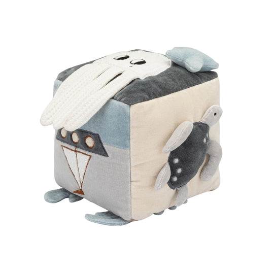 Cove Soft Plush Activity Cube by Crane Baby