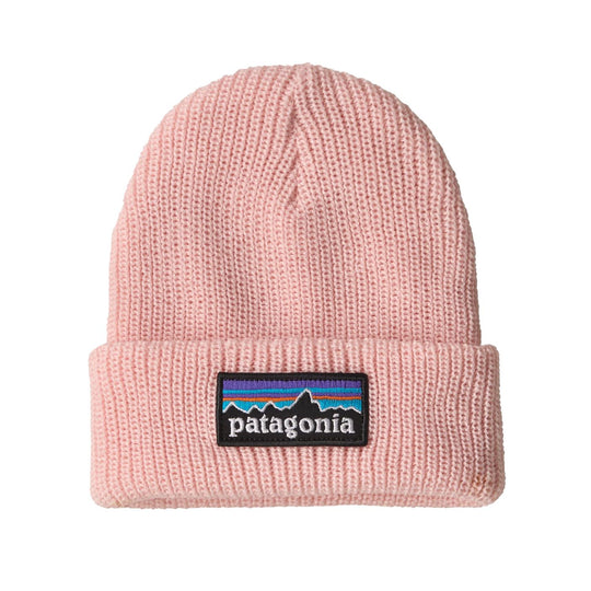 Baby Logo Beanie - P-6 Logo: Sunlit Pink by Patagonia