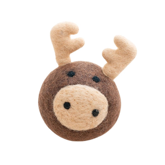 Moose Beastball Wool Dog Toy by MODERNBEAST