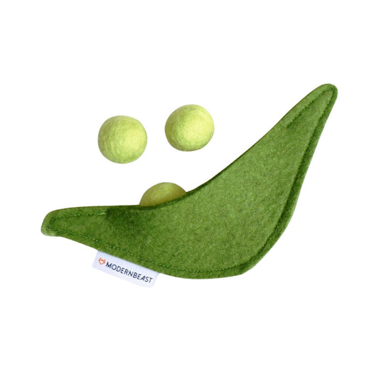 Pea Pod Wool Cat Toy by MODERNBEAST