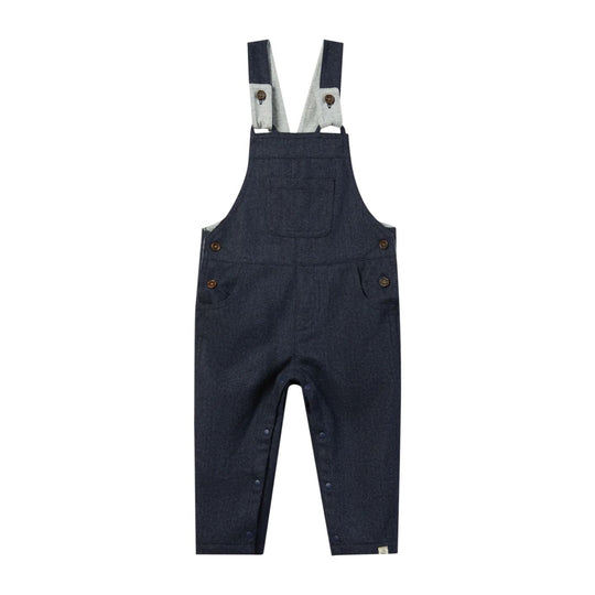 Gentry Woven Overalls - Navy Tweed by Me & Henry