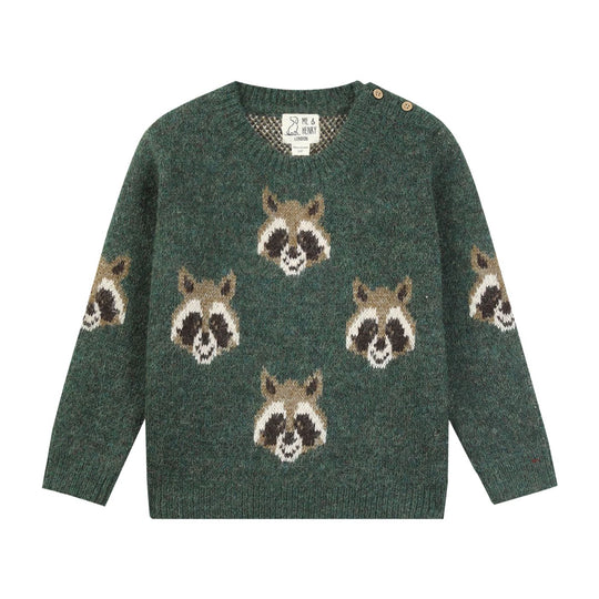 Woody Sweater - Raccoon by Me & Henry