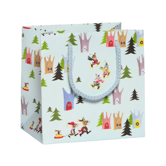 Winter Scene Gift Bag - Small by Red Cap Cards