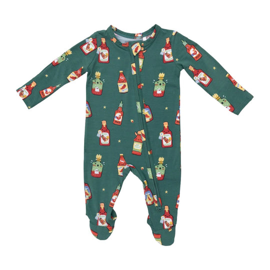 Bamboo 2 Way Zipper Footie - Spice Spice Baby by Angel Dear