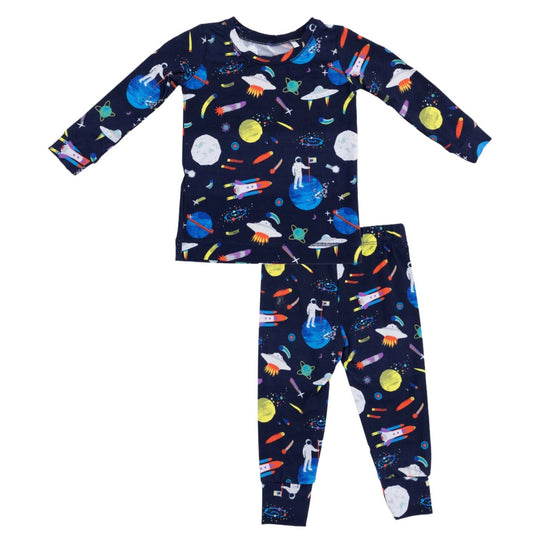 Long Sleeve Loungewear Set - Astronaut and Rockets by Angel Dear