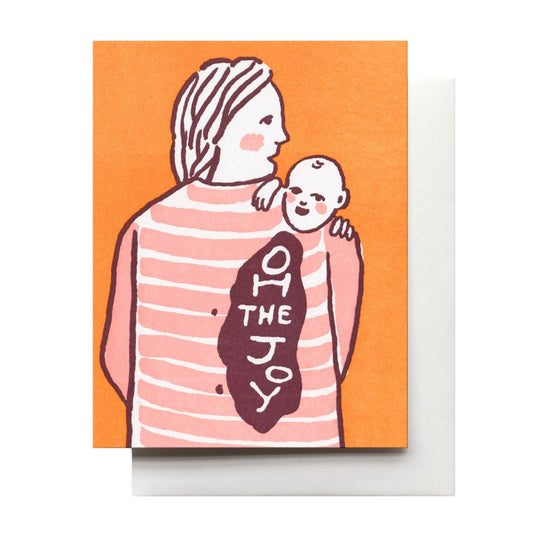 Joy Baby Card by Hammerpress