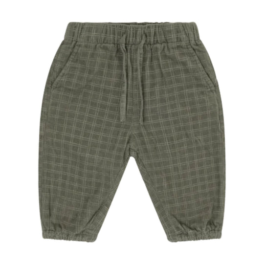 Checked Corduroy Pants - Beetle by Minymo